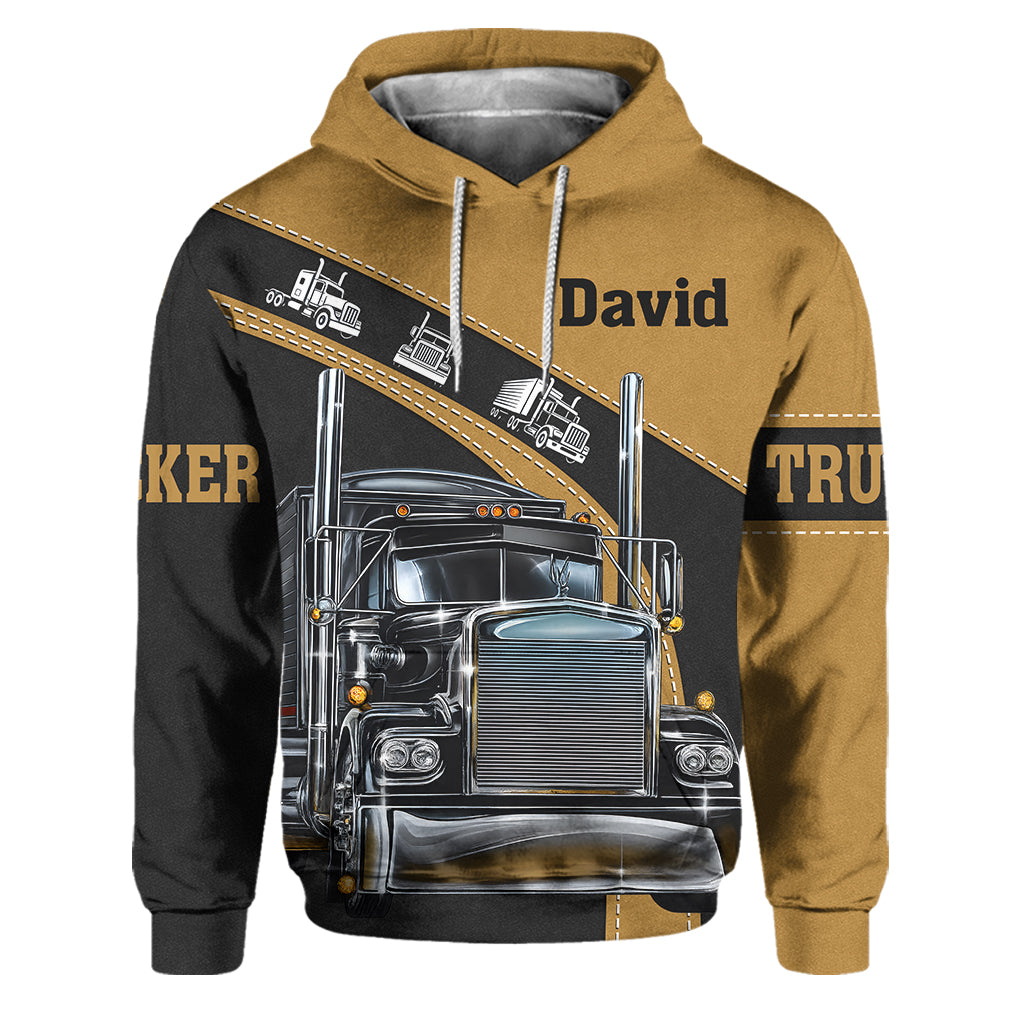 Truck Driver - Personalized Trucker Hoodie and Sweatpants