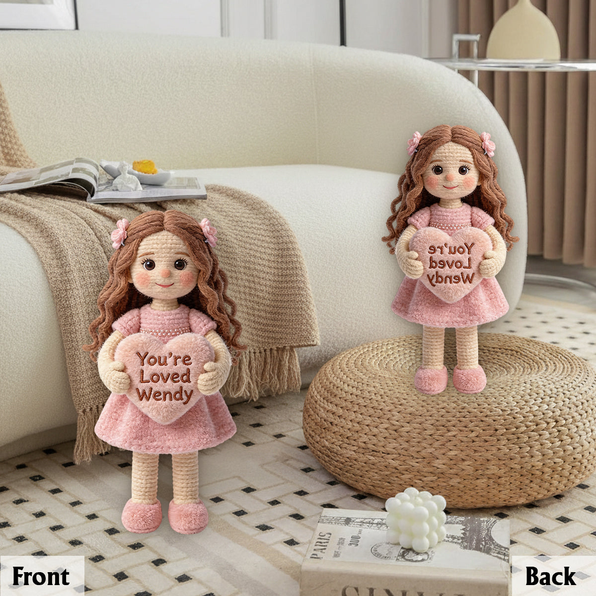 Any Photo Perfect Gift For Kid - Personalized Kid Premium Faux Fur Pillow