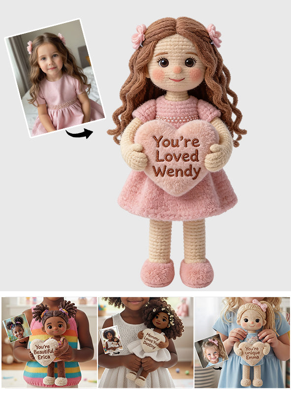 Any Photo Perfect Gift For Kid - Personalized Kid Premium Faux Fur Pillow