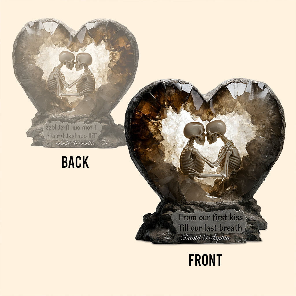 From Our First Kiss - Personalized Couple Custom Shaped Acrylic Plaque