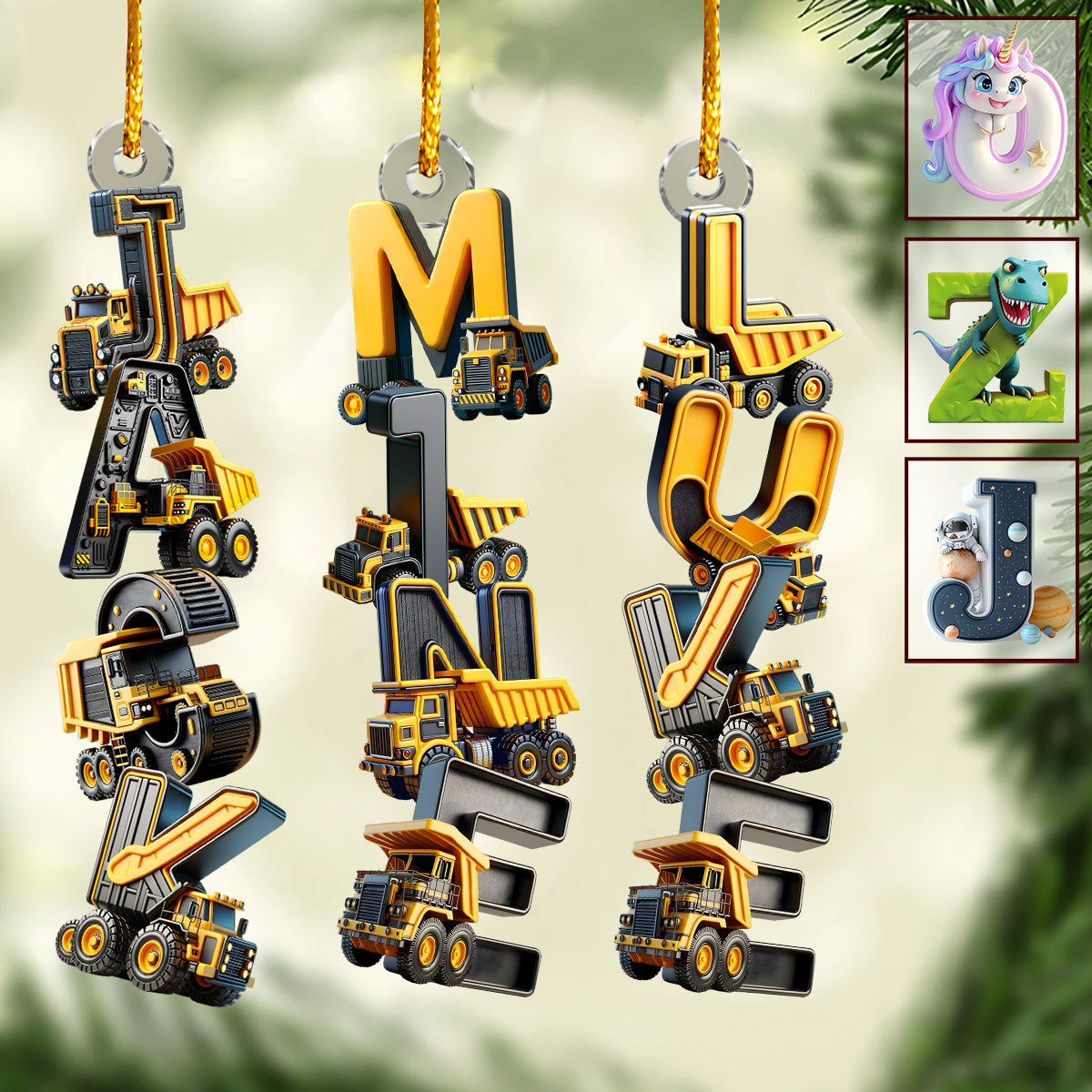 Perfect Christmas Gift For Kids - Personalized Kid Transparent Ornament