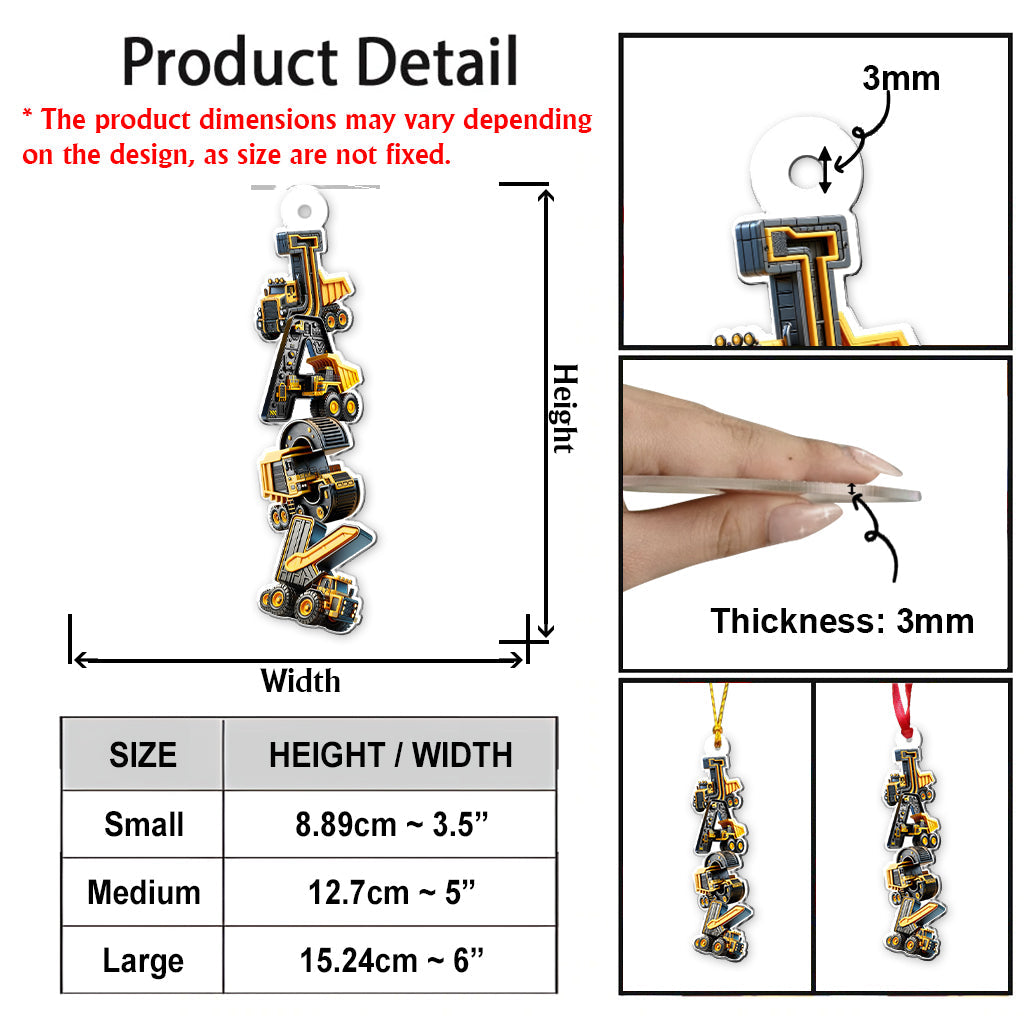 Perfect Christmas Gift For Kids - Personalized Kid Transparent Ornament