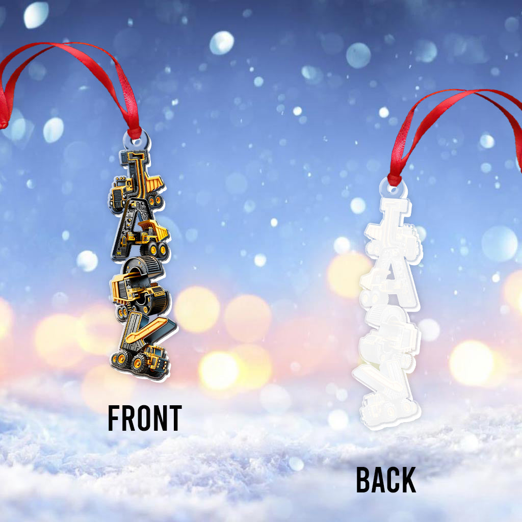 Perfect Christmas Gift For Kids - Personalized Kid Transparent Ornament