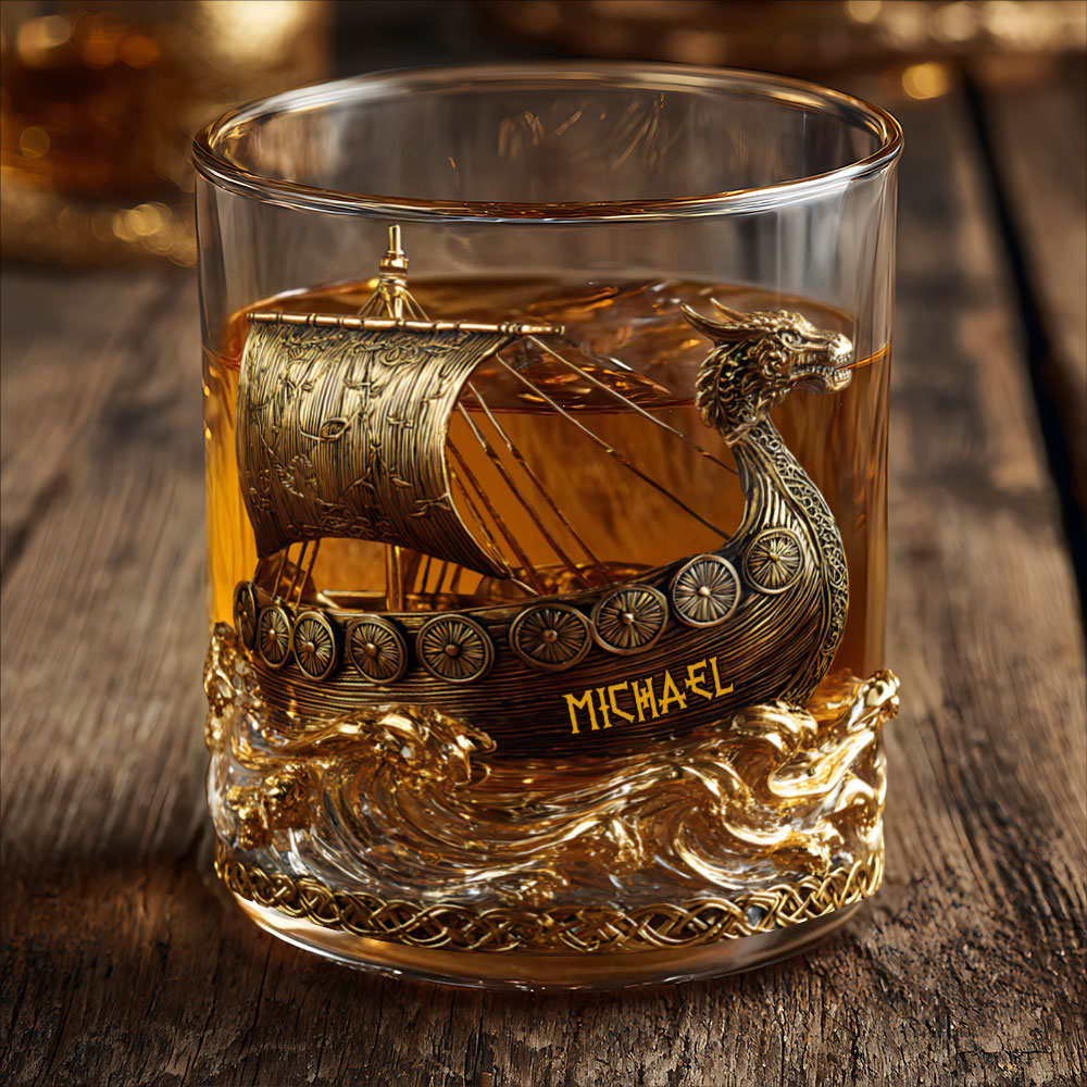 Viking - Personalized Viking Whiskey Glass