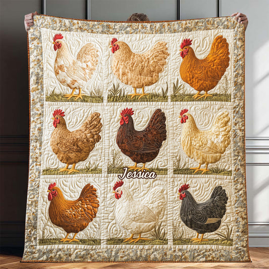 Life Is Better With Chickens - Personalized Chicken Blanket