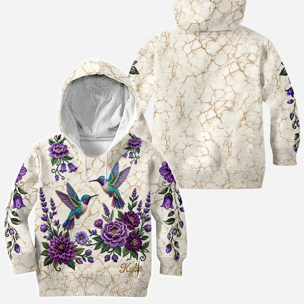Elegant Hummingbird - Personalized Hummingbird All Over Shirt