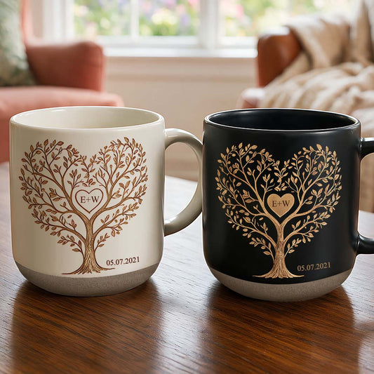 You & Me We Got This - Personalized Couple Printed Pottery Mug