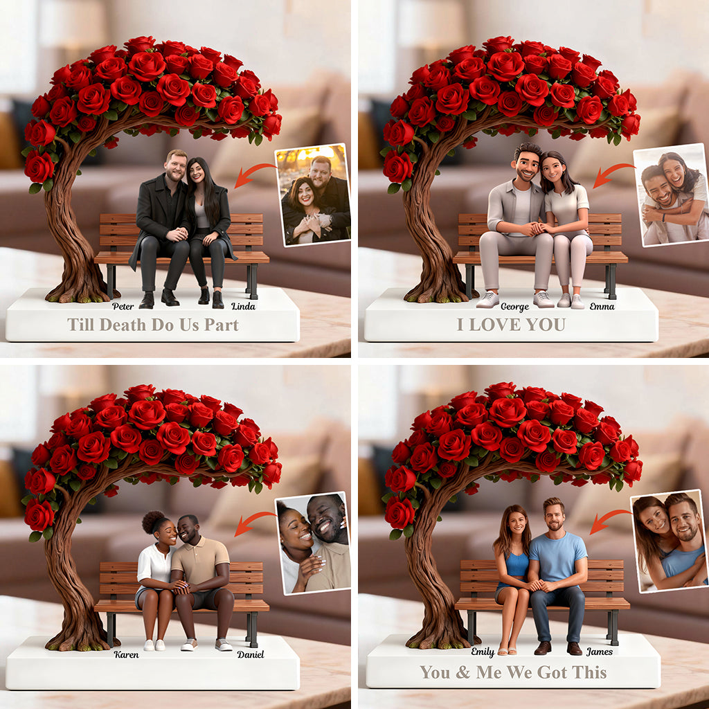 You & Me We Got This - Personalized Couple Custom Shaped Acrylic Plaque