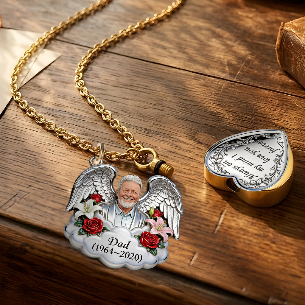 Urn Necklace for Ashes, Cremation Jewelry Necklace, Memorial Gift - Personalized Memorial Urn Pendant Necklace