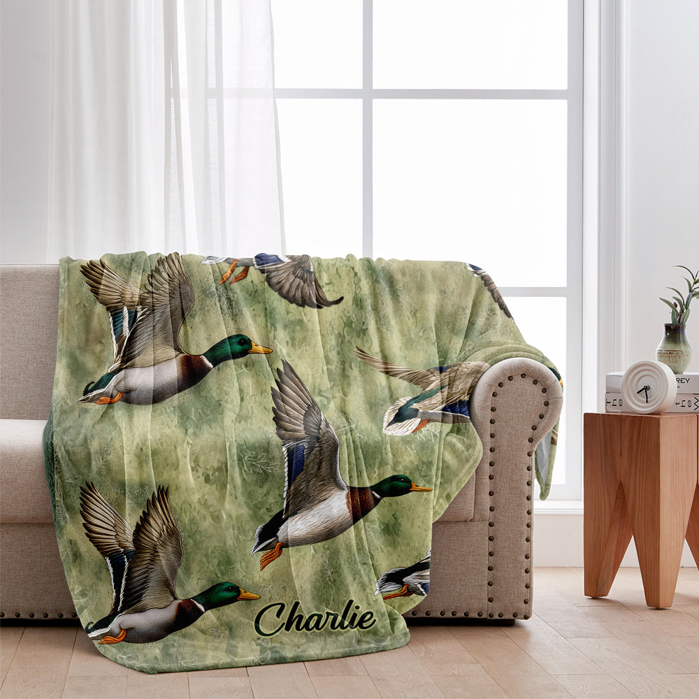 Duck Hunting - Personalized Hunting Blanket