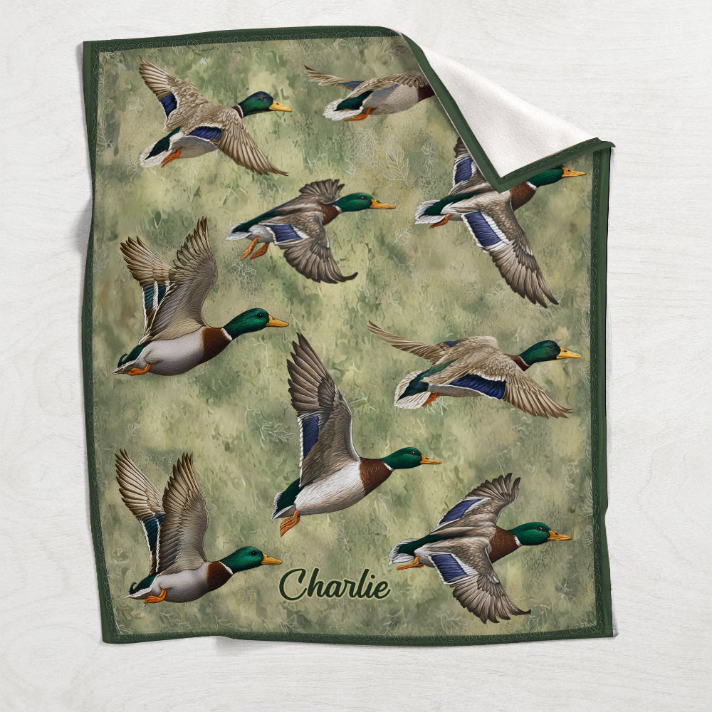 Duck Hunting - Personalized Hunting Blanket