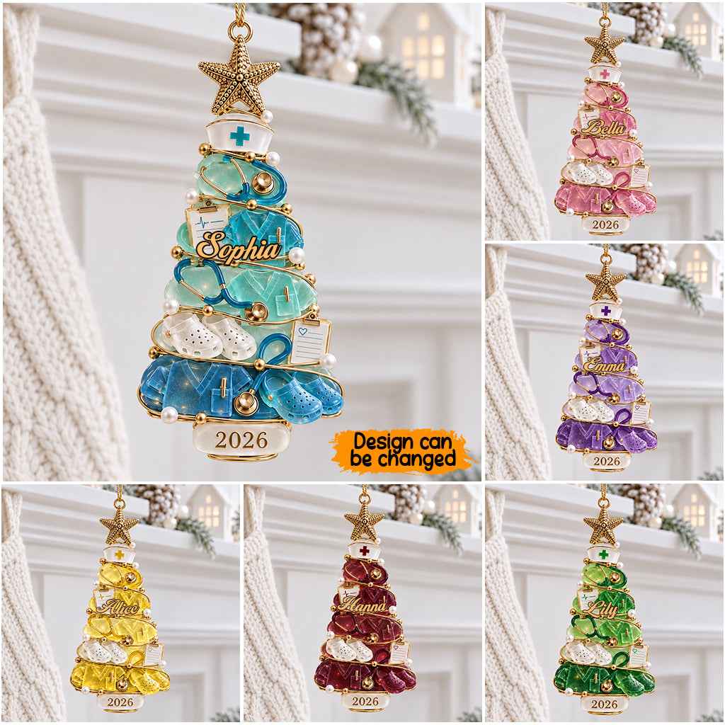 Nurse Life Merry Christmas - Personalized Nurse Ornament