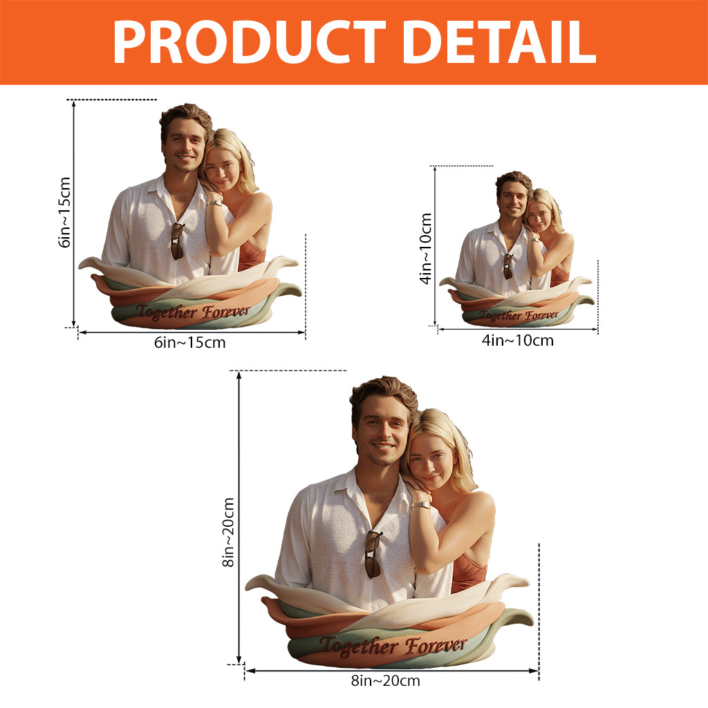 Custom From Any Photo - Personalized Couple Custom Shaped Acrylic Plaque