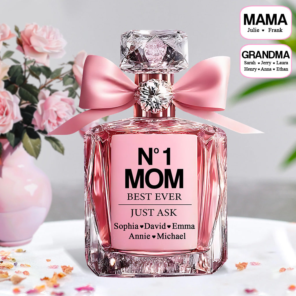 No1 Mom Ever - Personalized Mother Custom Shaped Acrylic Plaque