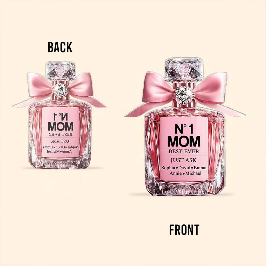 No1 Mom Ever - Personalized Mother Custom Shaped Acrylic Plaque