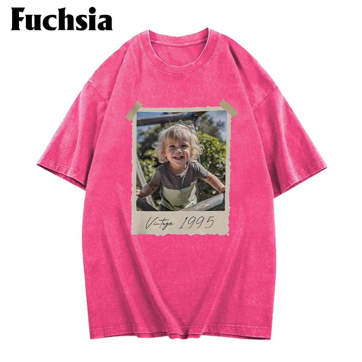 Birthday Gift - Personalized Birthday Washed T-Shirt