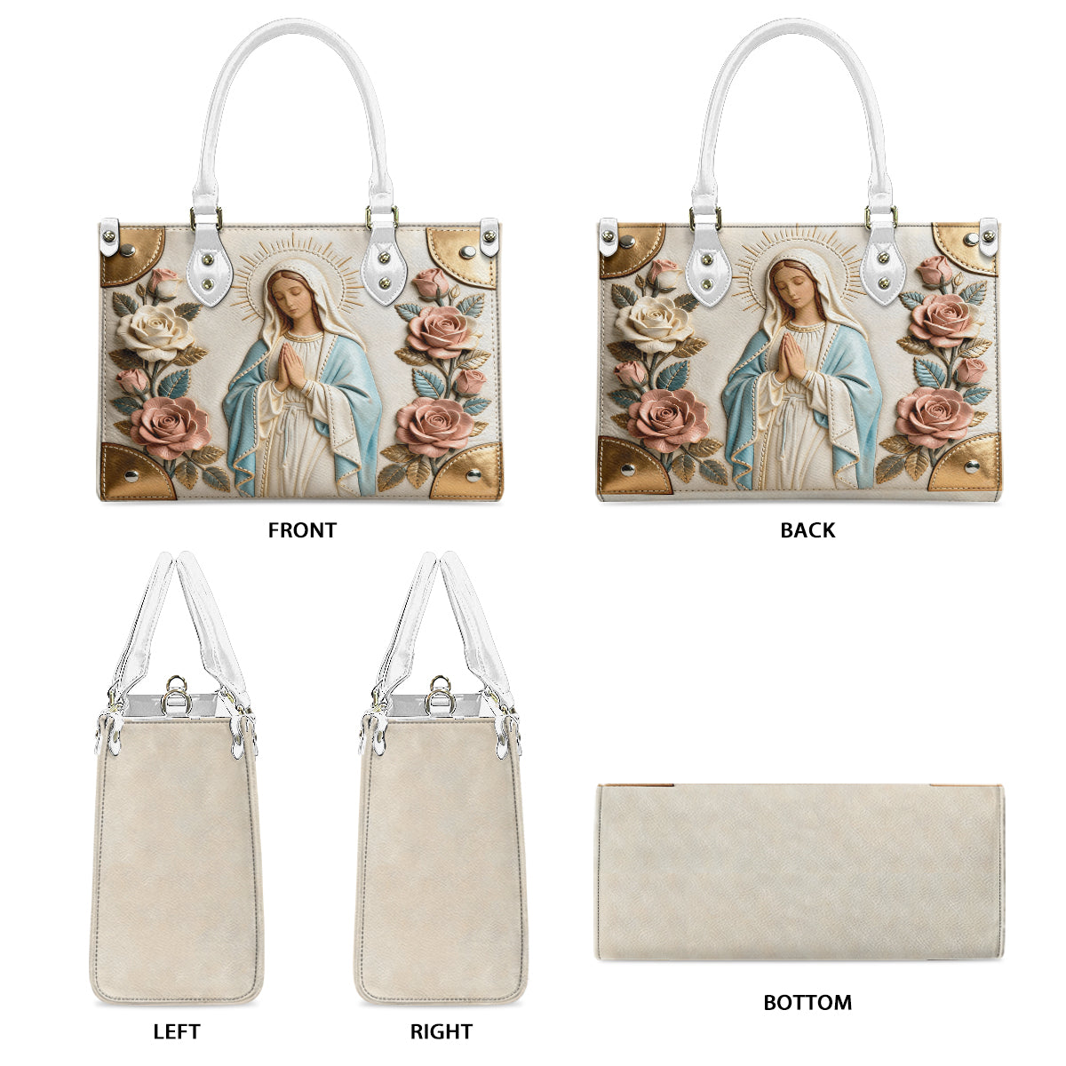 Believe - Personalized Christian Leather Handbag