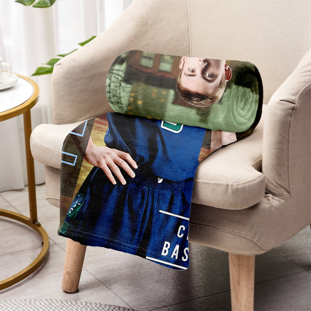 Any Sport, Name, Postion, Number, Team.... - Personalized Basketball Blanket