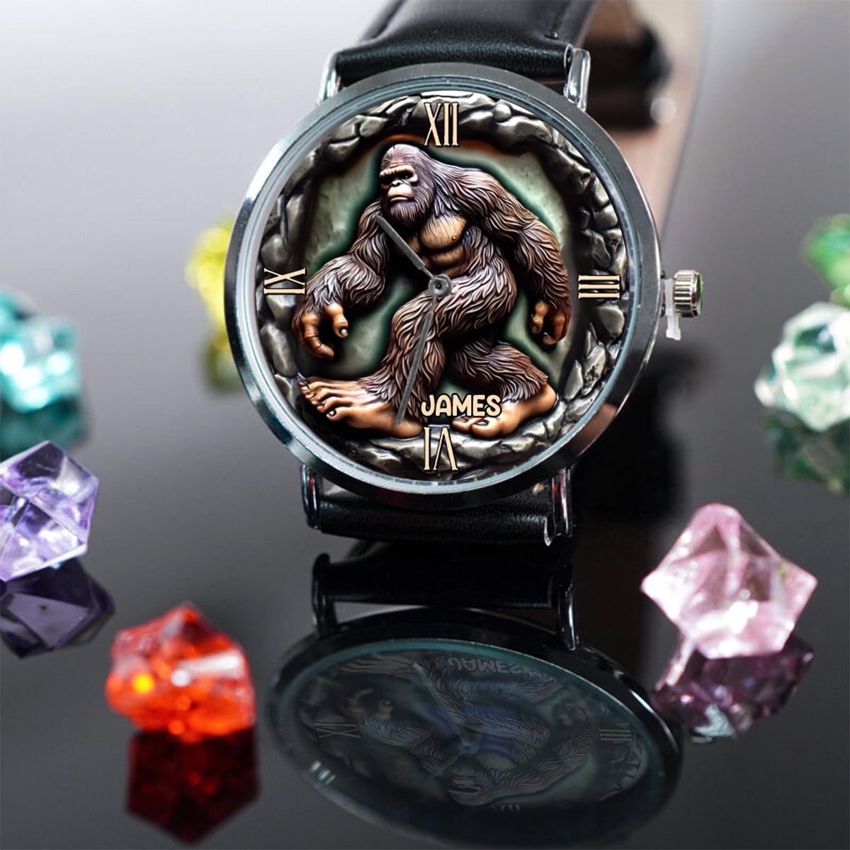 Mystical Creature - Personalized Bigfoot Hand Watch