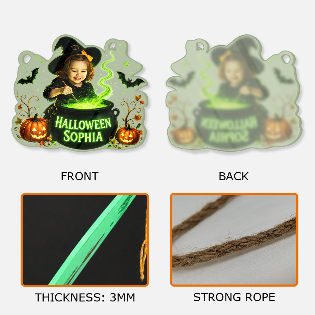 Halloween Kid's Room Decoration - Personalized Kid Luminous Acrylic Sign