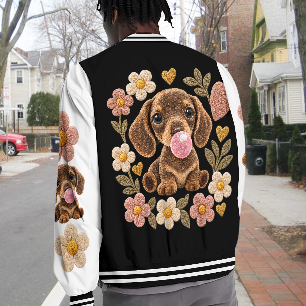 Adorable Paws - Personalized Dog Varsity Jacket