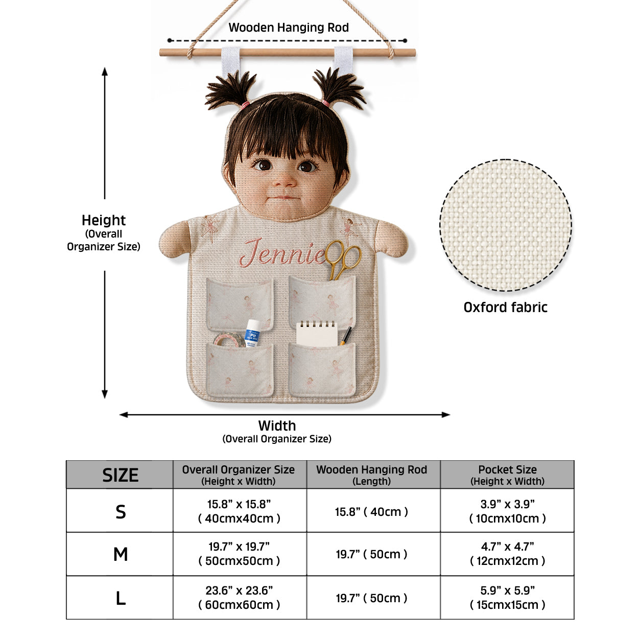 Little Helper - Personalized Kid Hanging Organizer
