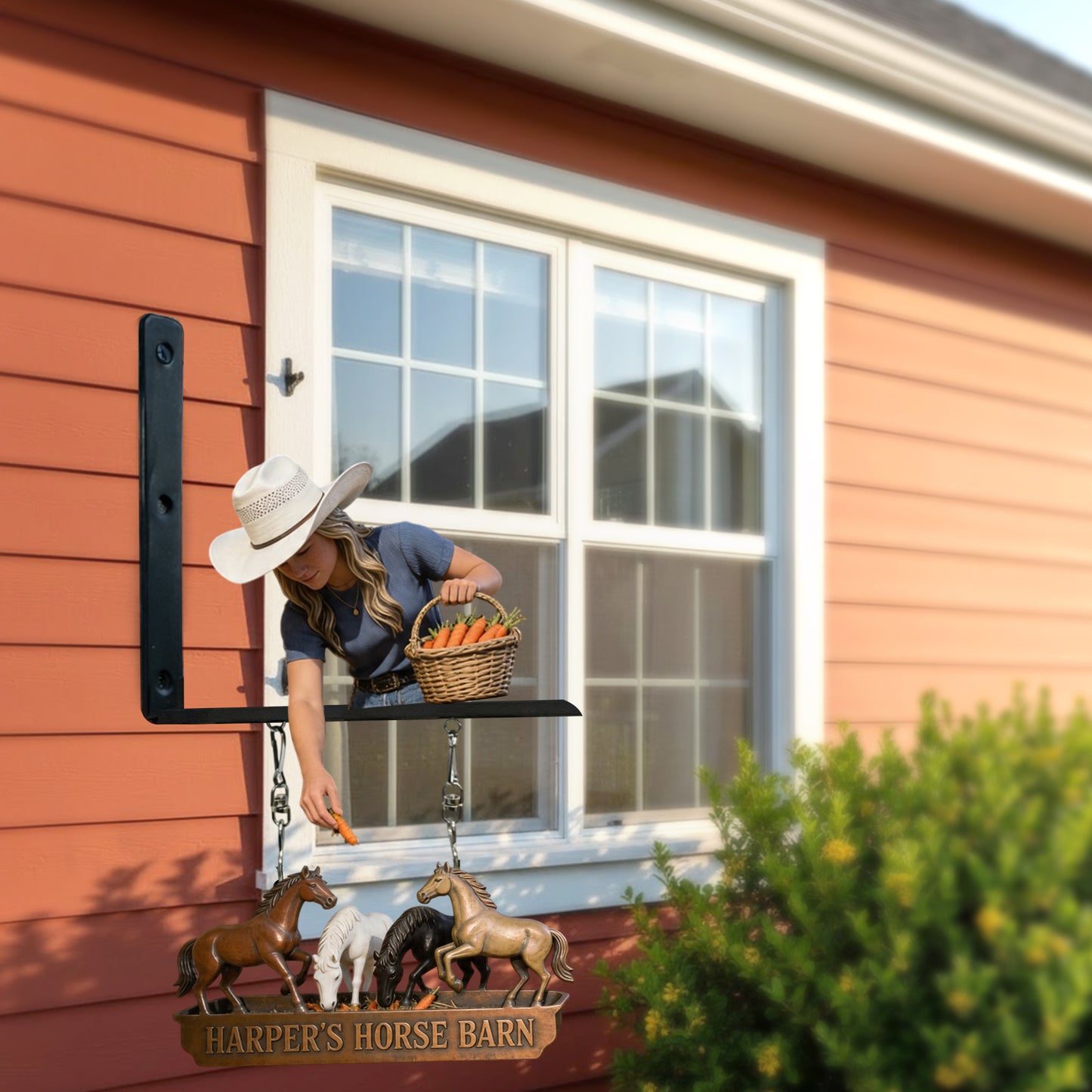 Custom Any Photo - Personalized Horse Wooden Wall Mount Sign