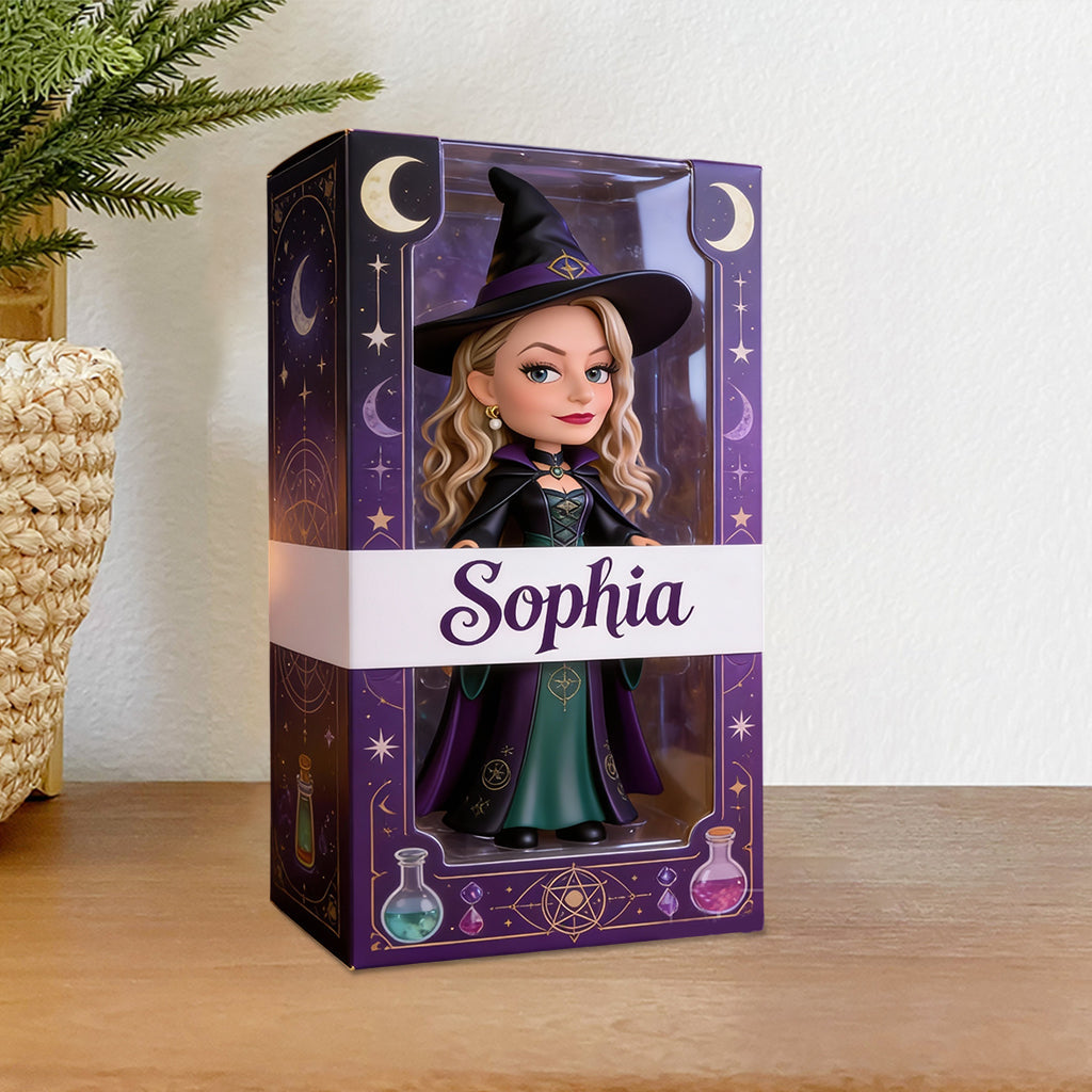 Magical Witch - Personalized Witch Custom Shaped Acrylic Plaque