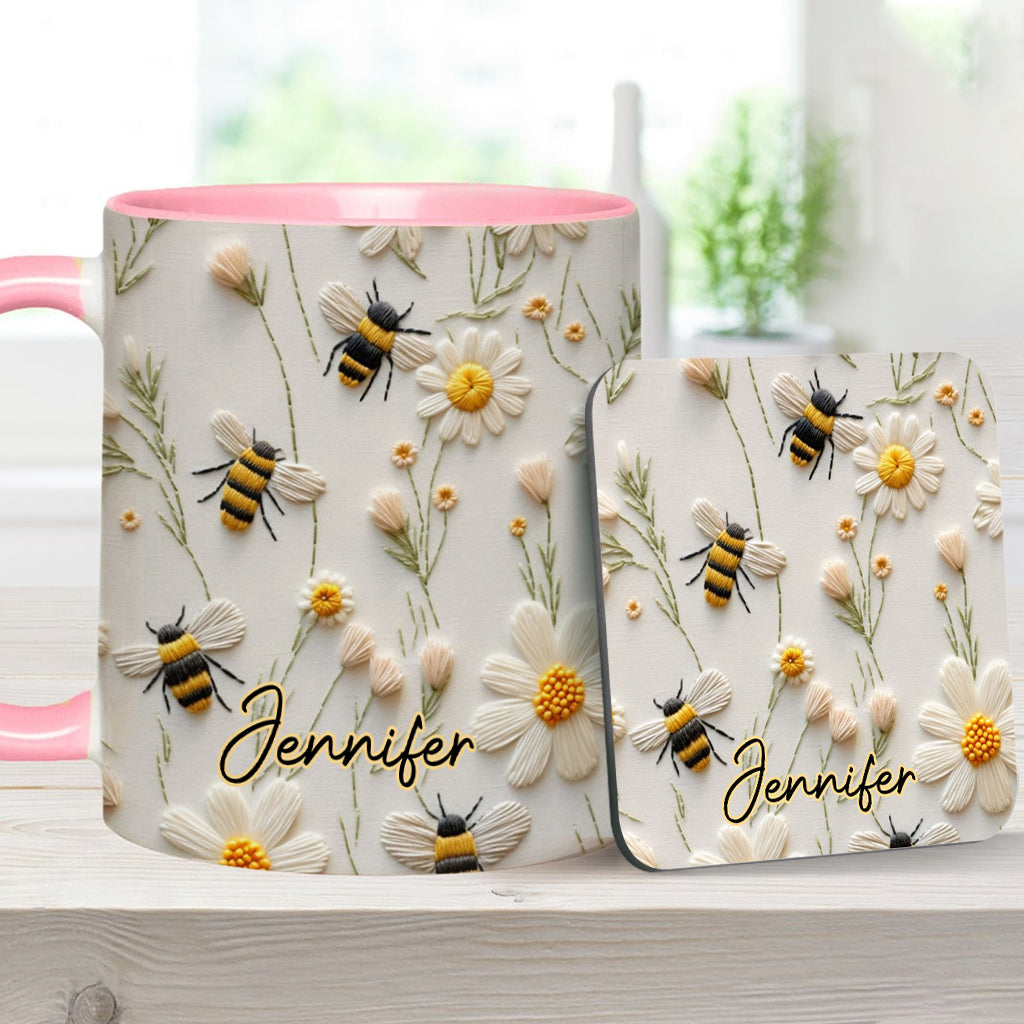 Love Bees - Personalized Bee Accent Mug