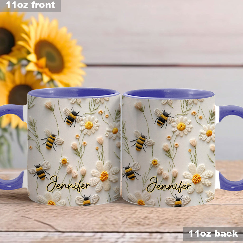 Love Bees - Personalized Bee Accent Mug