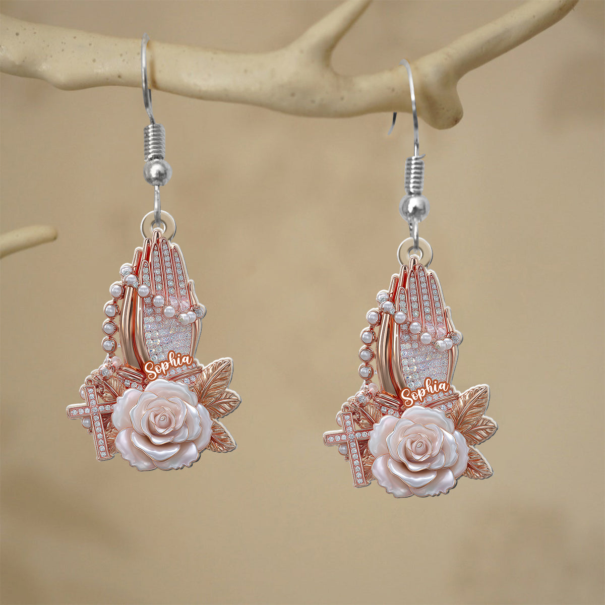 Believe - Personalized Christian Earrings