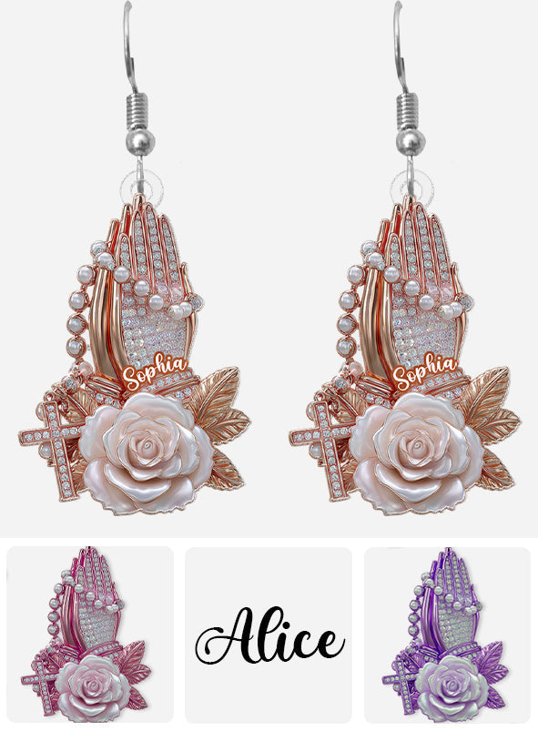 Believe - Personalized Christian Earrings