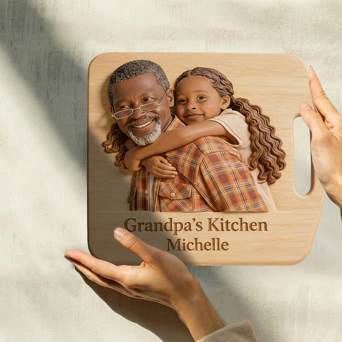 Grandma's Kitchen Board - Personalized Grandma Custom Shaped Wood Plaque