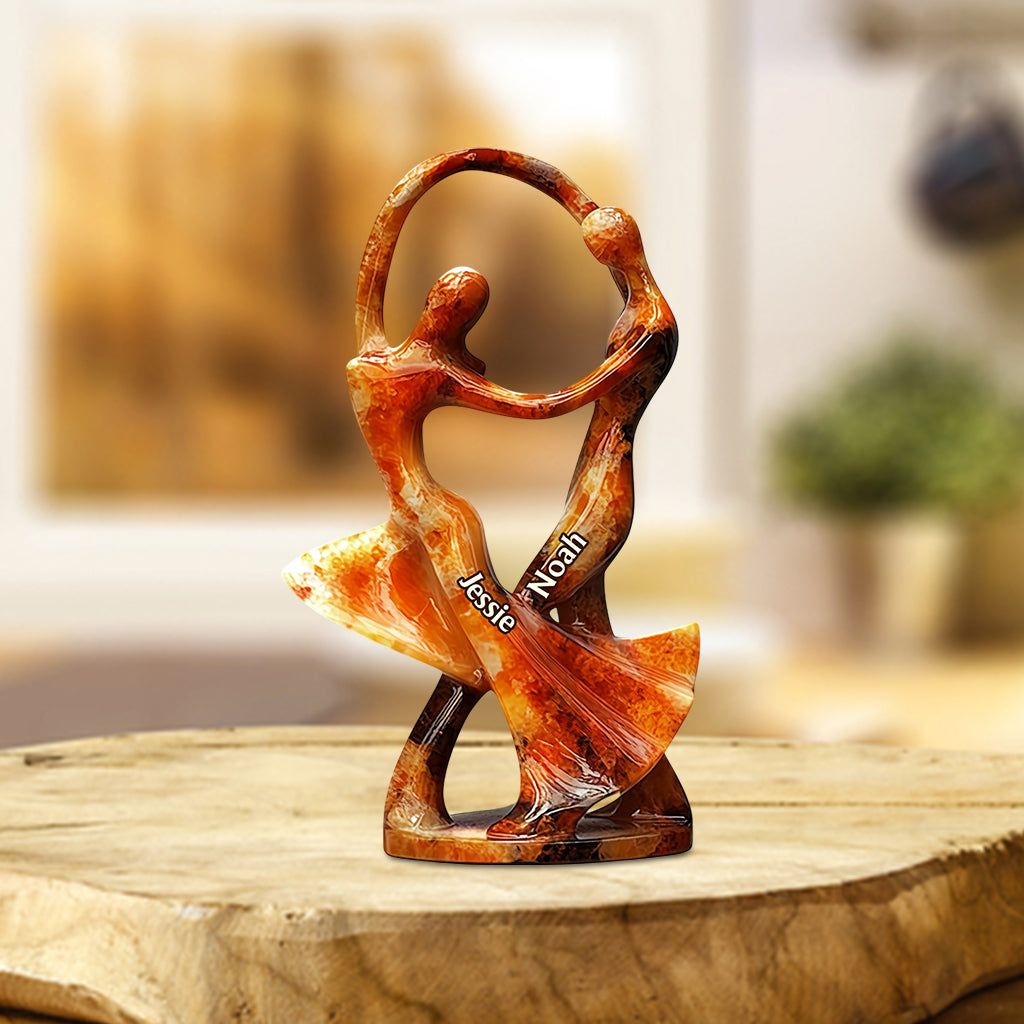 Dancing With You Feels Like Magic - Personalized Couple Custom Shaped Acrylic Plaque