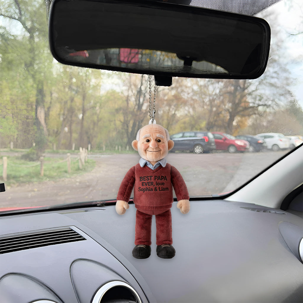 Custom Any Photo - Personalized Father Plush Keychain