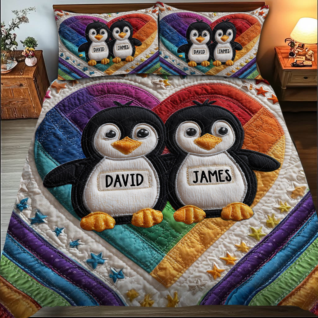 Love Is Love - Personalized LGBT Support Quilt Set