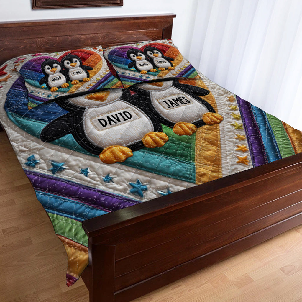 Love Is Love - Personalized LGBT Support Quilt Set