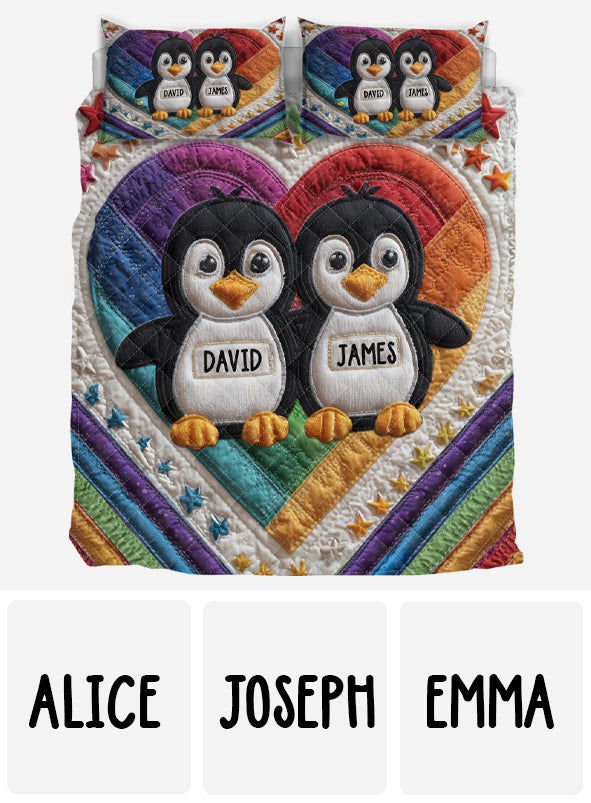 Love Is Love - Personalized LGBT Support Quilt Set