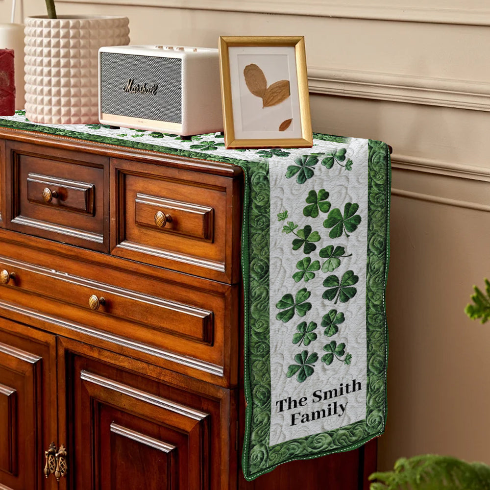 Lucky Family - Personalized Family Table Runner