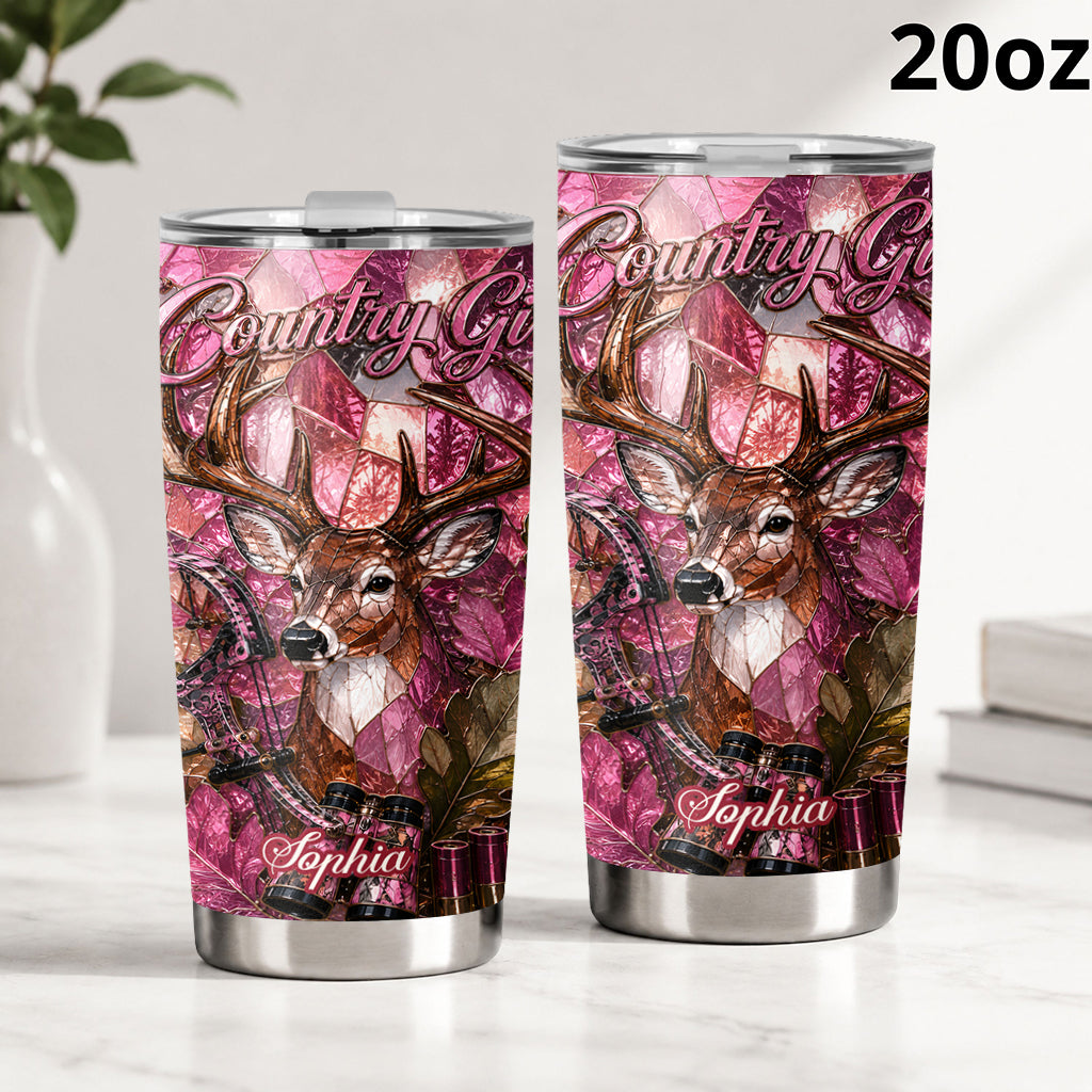 Country Girl - Personalized Hunting Tumbler