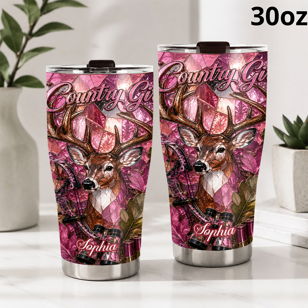 Country Girl - Personalized Hunting Tumbler