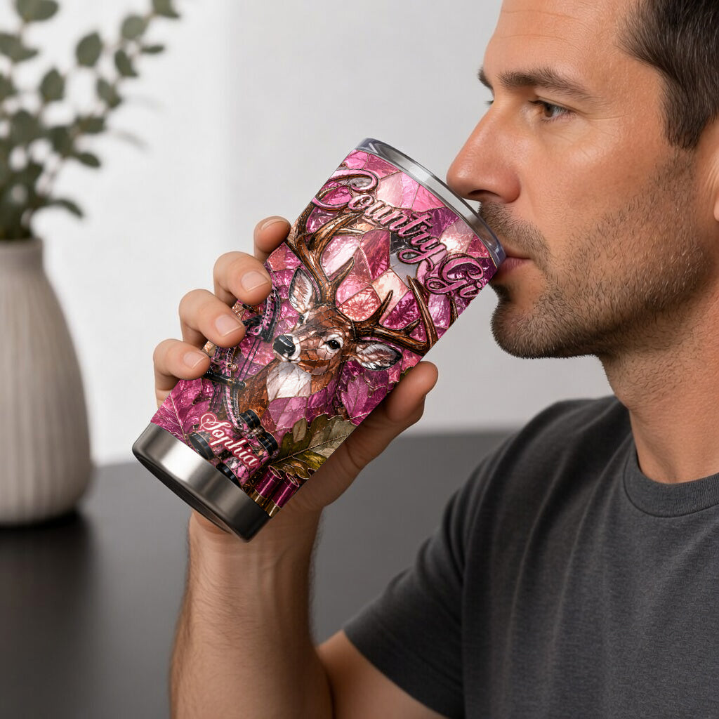 Country Girl - Personalized Hunting Tumbler