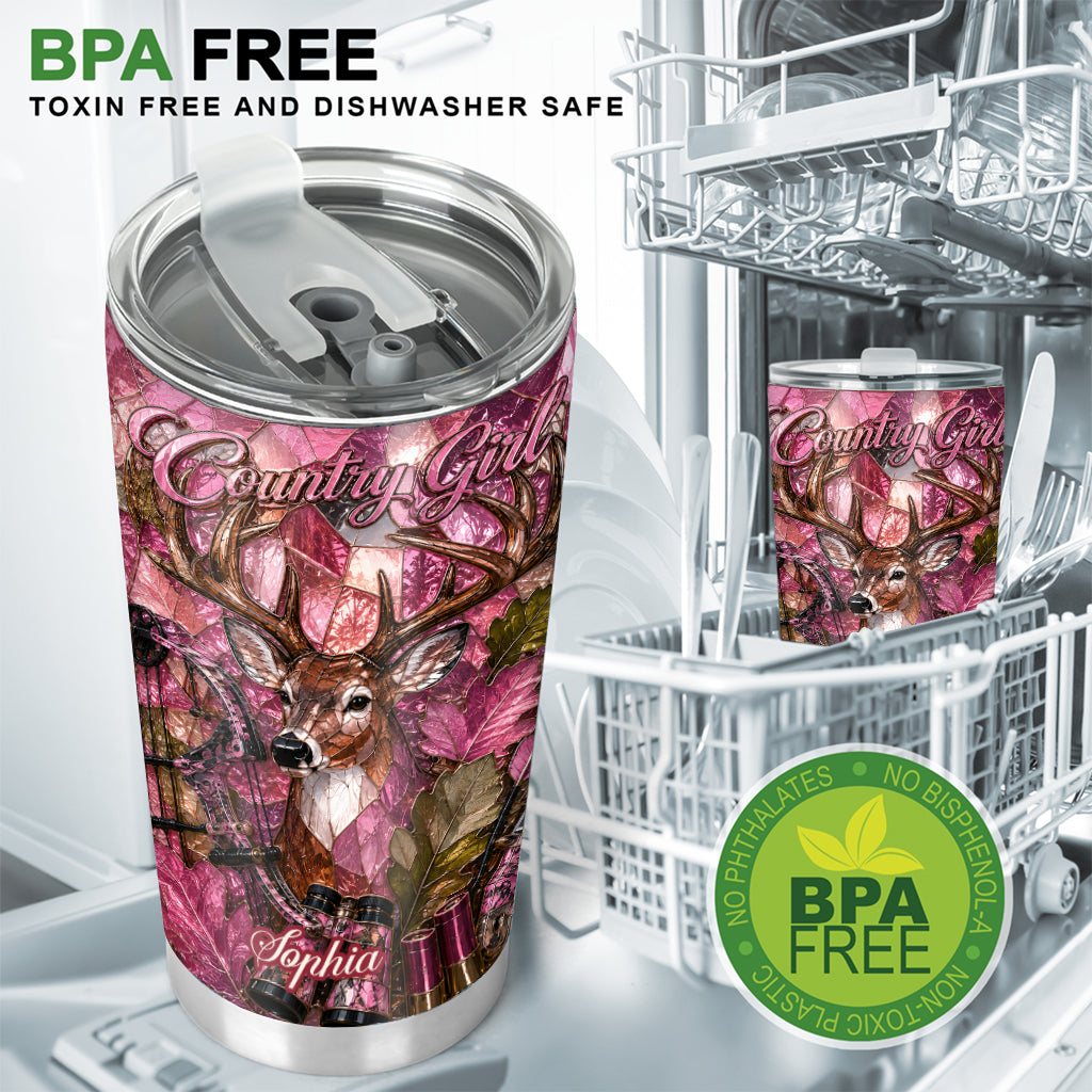 Country Girl - Personalized Hunting Tumbler