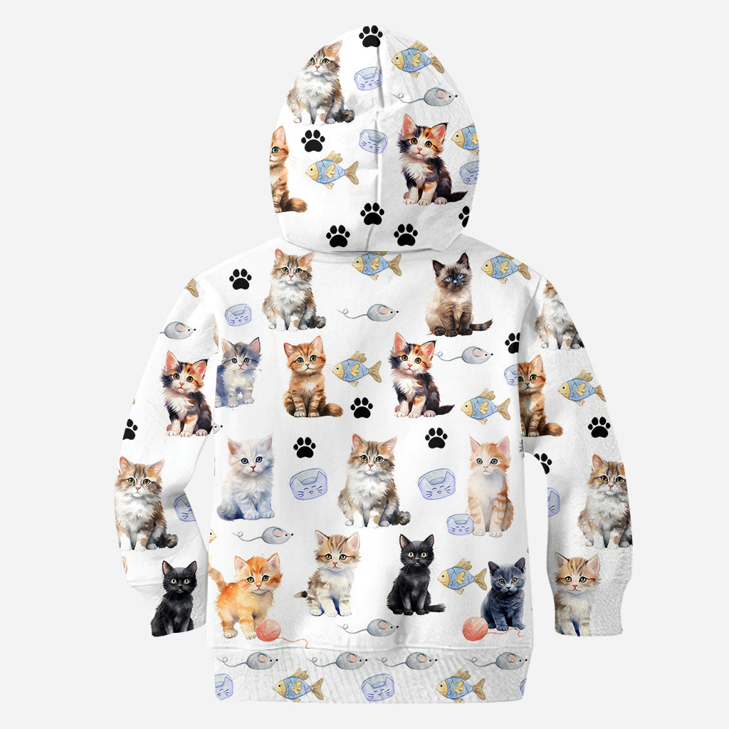 Life Is Better With Cats - Personalized Cat All Over Shirt