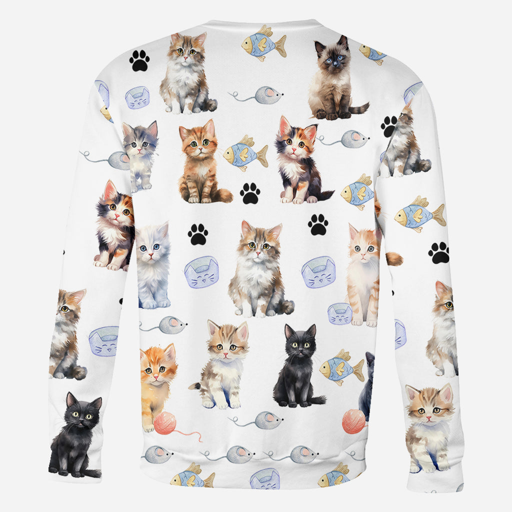 Life Is Better With Cats - Personalized Cat All Over Shirt