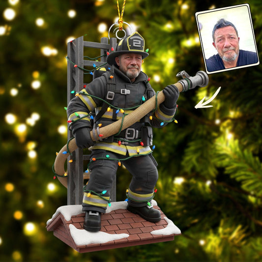 Hero Of The Holiday - Personalized Firefighter Ornament