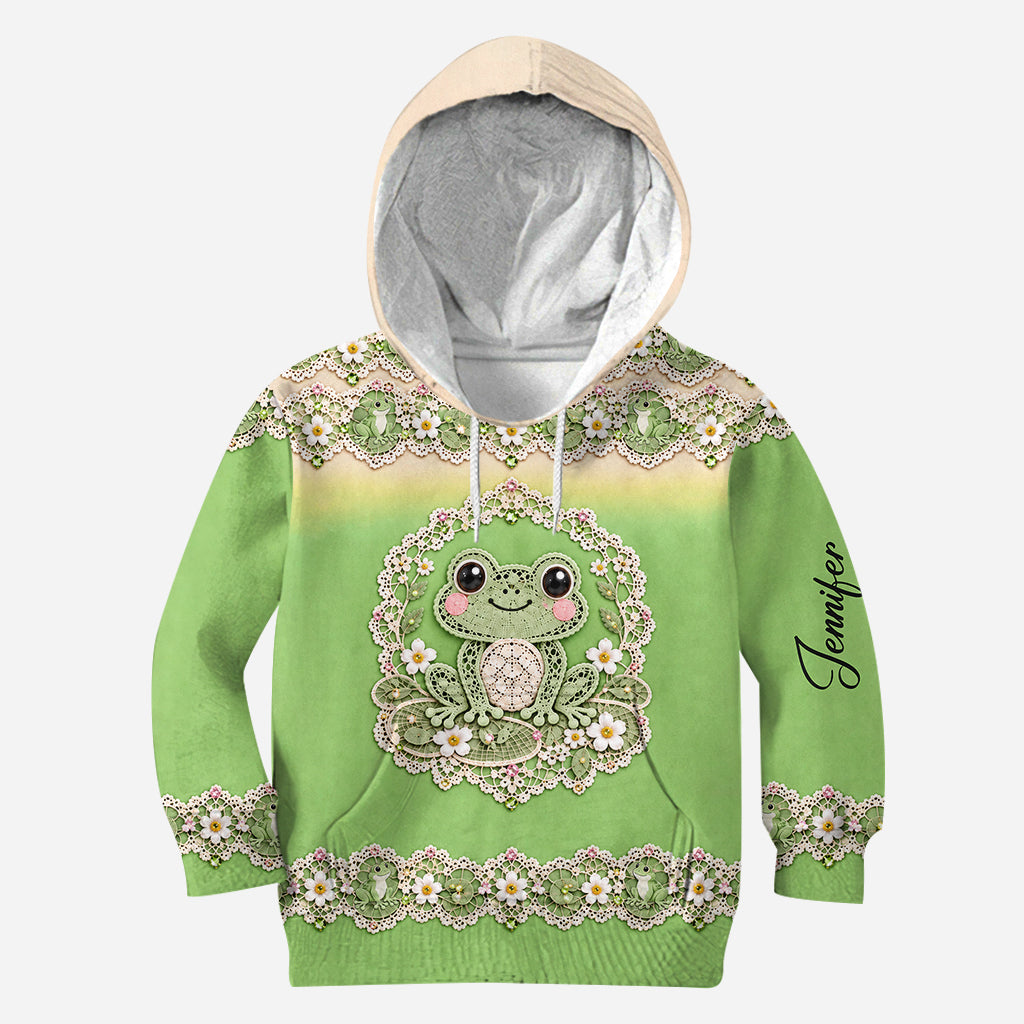 Love Frog - Personalized Frog Hoodie and Leggings