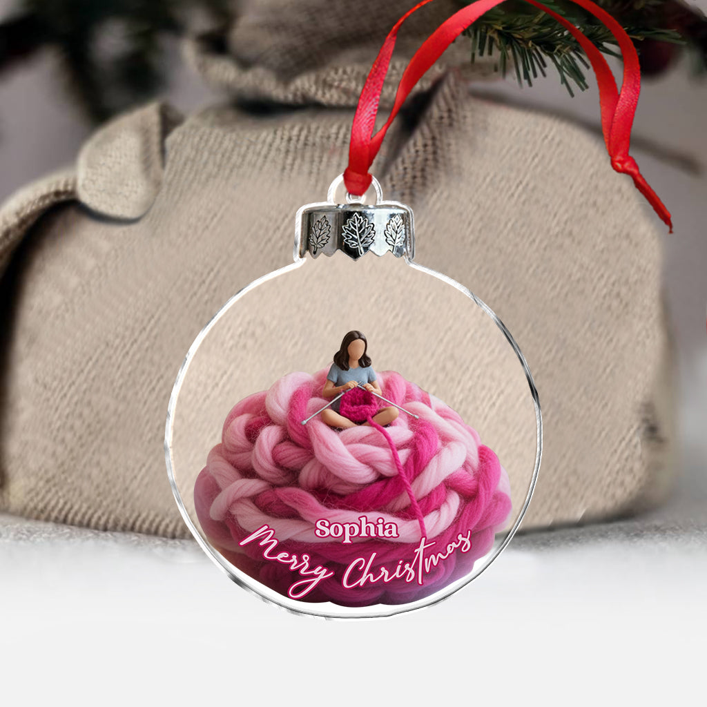 Love Crocheting - Personalized Crocheting Ornament
