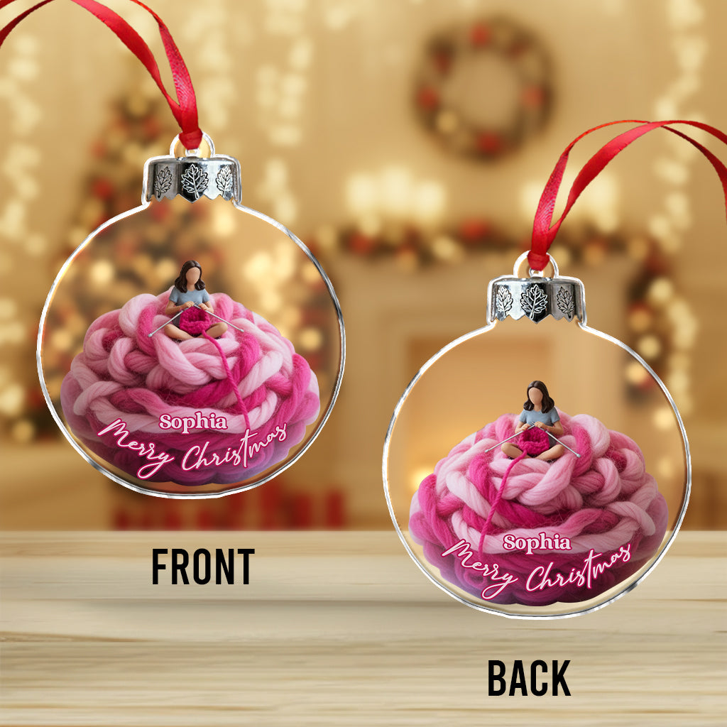 Love Crocheting - Personalized Crocheting Ornament