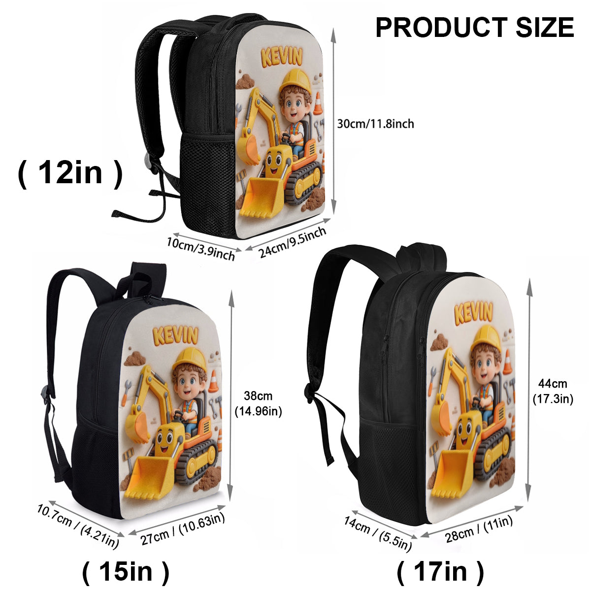 Custom Any Photo Perfect Gift For Kids - Personalized Kid Multifunctional Backpack